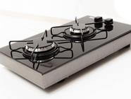 Cooktop WIN 2 Bocas de Sobrepor Preto Acend. Manual