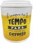 Cooler 12 Latas Branco Isotérmico Redondo Sempre Há Tempo