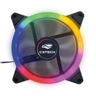 Cooler Fan 120mm Led Multicores F7-L130M 12CM C3Tech Gaming