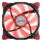 Cooler fan gamer ventilador 12cm led vermelho resfriamento