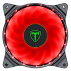 Cooler fan led 120mm vermelho t-dagger ventoinha pc gamer