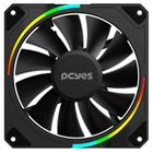 Cooler Fan Ventoinha Para Gabiente Gamer Sanguer Frio Black Vulcan 120mm Cor Preto Argb - Pcyes