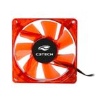 Cooler Gamer Fan F7-L50rd Storm 8cm Led Ventilador 7 Laminas