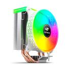Cooler Para Processador Fan CPU Torre Gamer Branco Com LED RGB 4 HeatPipes 3 Pinos PWM FC-L150 C3TECH