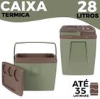 Cooler Térmico de Praia com Alça Multifuncional 3 em 1 Caixa Bebidas Lanches - BelFix