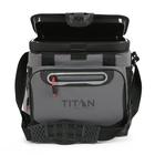 Cooler Titan da Arctic Zone Deep Freeze 16 latas de pele de tubarão cinza - Titan by Arctic Zone