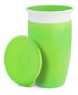 Copo 360º Munchkin Miracle Cup +6M Com Tampa Verde