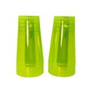 Copo Acrílico Resistente 200ml Verde Neon - 10 unid