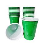 Copo Americano 400ml Verde Brasil Copa Beer Pong - 25 Unid