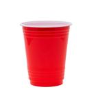 Copo Americano Beer Pong Festa Red Cup Biodegradável 400ml 100 Unid