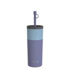 Copo asobu Sippy Double Wall Inoxidável 600mL Roxo