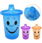 Copo Baby Plastico Emoticons Infantil Com Bico Colors 300Ml - 4894457274949