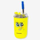 Copo Bob Esponja ou Patrick Estrela Neo com Canudo 300ml - ZonaCriativa