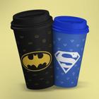 Copo Bucks Coleção Heróis Batman ou Superman - ShopC