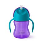 Copo c/ Canudo Curvado 200ml Philips Avent SCF796/02 - Verde