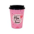 Copo Café 320ml Com Tampa Estilo Bucks Plástico Plasútil