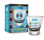 Copo caipirinha 350ml com socador times futebol - grêmio