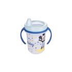 Copo Caneca Com Alça E Tampa Rosa Azul Infan 330 Ml Plasútil Variação