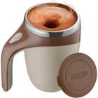 Copo Caneca Mixer Elétrica Mistura 400Ml Com Tampa