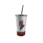 Copo Canudo Eco Mario Bros 450 Ml - Zona Criativa