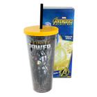 Copo Canudo Metálico Infinite Power 650 ml - Vingadores