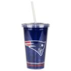 Copo Canudo Plastic Tumbler New England Patriots