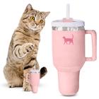 Copo Cat Toy PUPROAR Kitty Cup com erva-dos-gatos para gatos domésticos