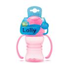 Copo Clean Com Alça Bico Silicone Rosa 150ml - Lolly Baby