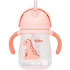 Copo com Alça Buba Baby 250ml Dino Rosa