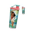 Copo com bico infantil princesa moana 470.ml.da tupperware