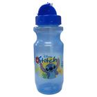 Copo Com Bico Retrátil Silicone 580ml Stitch Azul Baby Go