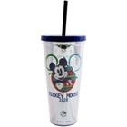 Copo com Canudo - 650 Ml - Disney - Mickey Mouse - Zona Criativa