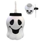 Copo Com Canudo de Plástico Fantasma - 400ml