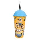 Copo com Canudo Minions 2 Shake - 500ml