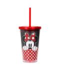 Copo Com Canudo Minnie 450ml - Disney