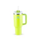 Copo com Canudo Stanley Quencher 2.0 Bright Lime 1,180 Litros