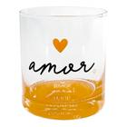 Copo Cylinder Rocks Love Gold 305ml Amor 750315 - Allmix