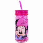 Copo da Minnie de Gel Congelante Com Canudo 350ml - Disney