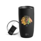 Copo de café de viagem Simple Modern NHL Chicago Blackhawks