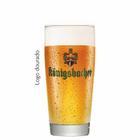 Copo de Cerveja Rótulo Frases Konigsbacher 0,20 Logo Dourado Vidro 280ml