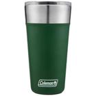 Copo de Cerveja Térmico Inox Com Tampa 600ml Verde Coleman