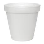 Copo de espuma Dart 4J4 118 ml com tampas da série 4, pacote com 1000 unidades, branco