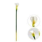 Copo De Leite Branco 65Cm Planta Artificial Toque Real Haste - Inigual