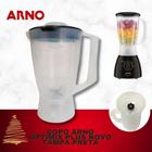 Copo de Liquidificador Arno Optimix Plus Translucido - Tampa Preta