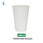 Copo de Papel Branco 440ml c/ 50un