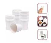 Copo De Papel Branco 60Ml Biodegradável Para Café Com 50 Un.