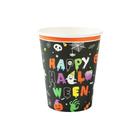 Copo de Papel Happy Halloween - 10 unidades - 270 ml -Decoração Halloween