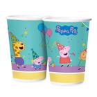 Copo de Papel Peppa Pig Clássica - 180ml - 12 Unidades