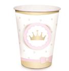 Copo de Papel Reinado Princesa - 240ml - 8 Unidades