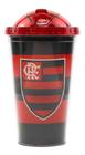 Copo De Plástico Com Canudo 450ml Flamengo - Mileno